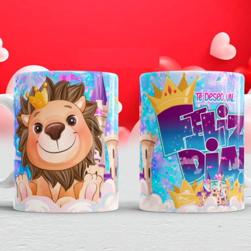 Feliz Dia 1 San Valentin 1 Pack Tazas San Valentin Sublimación