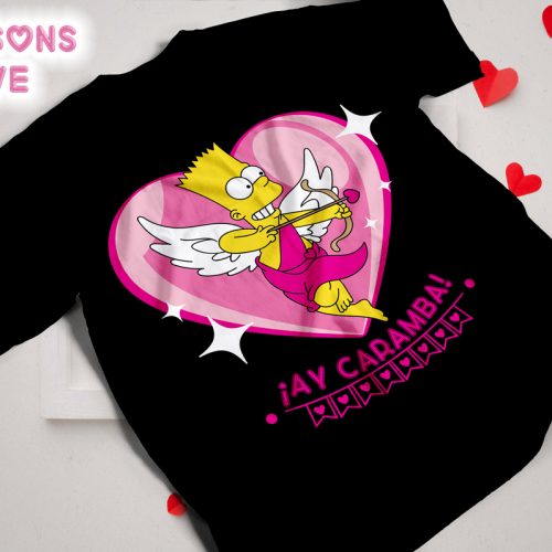 Simpson Love Pack Camisetas San Valentin Sublimación