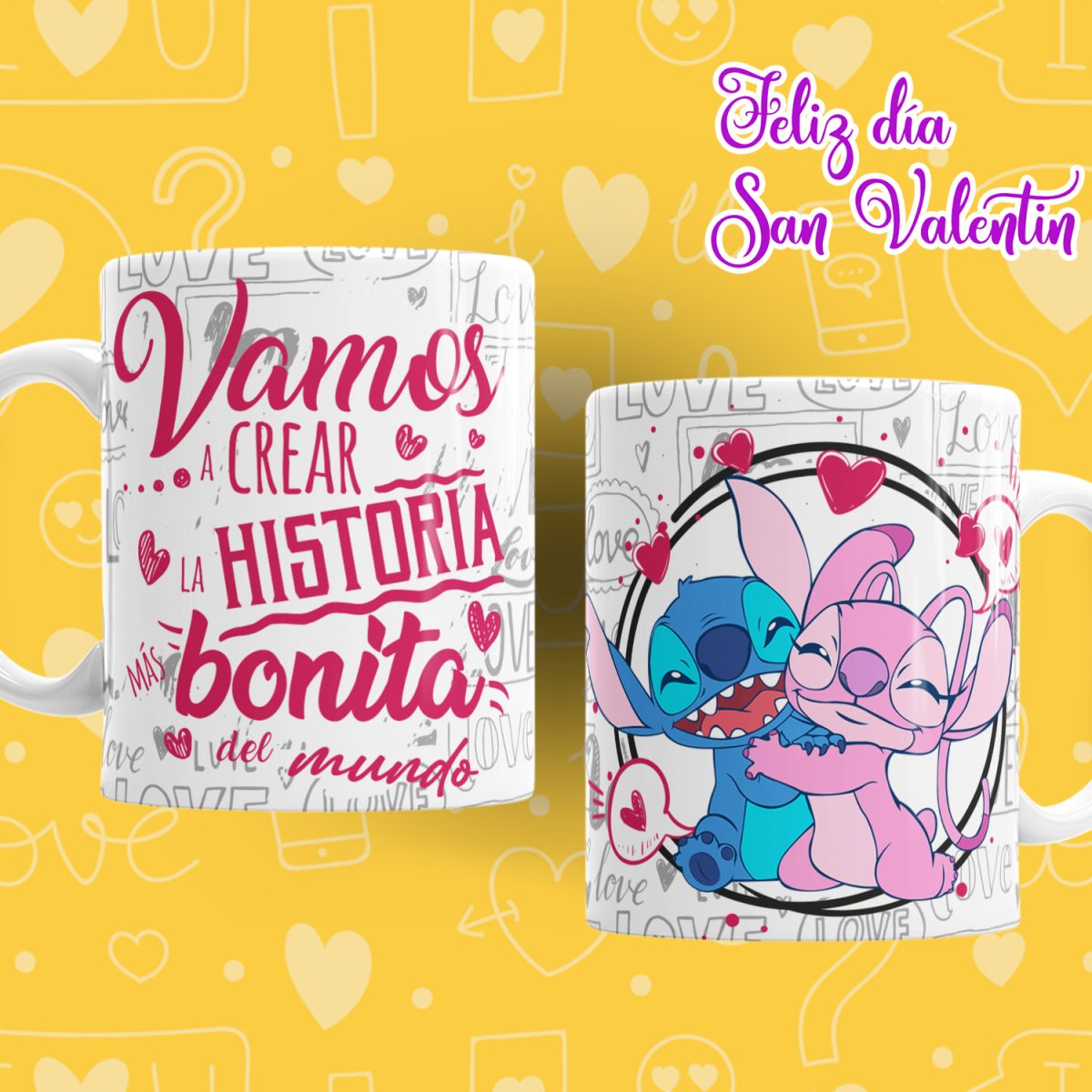 Stitch Pack San Valentin 1 Sublimación
