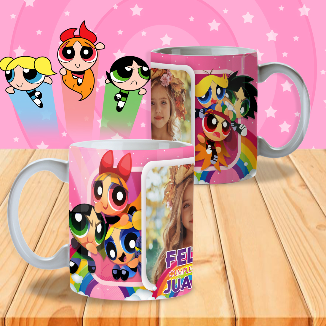 CUMPLEAÑOS INFANTIL TAZAS CON FOTO EDITABLES PSD PNG (2)